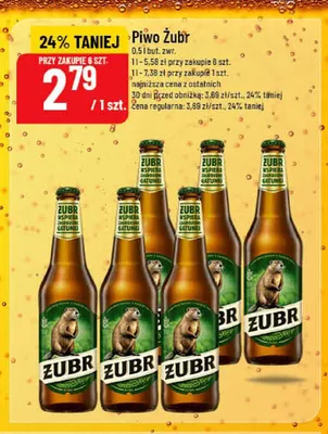 Piwo Żubr promocja w POLOmarket