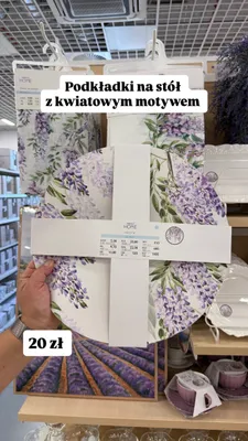Podkładki na stół Pepco Home z kwiatowym motywem promocja w Pepco