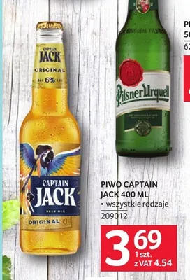 Piwo Captain Jack Original promocja w Selgros