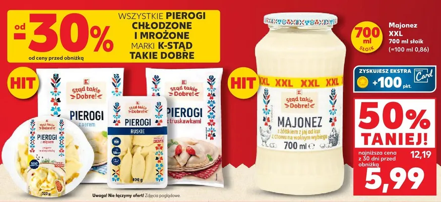Pierogi z truskawkami promocja w Kaufland