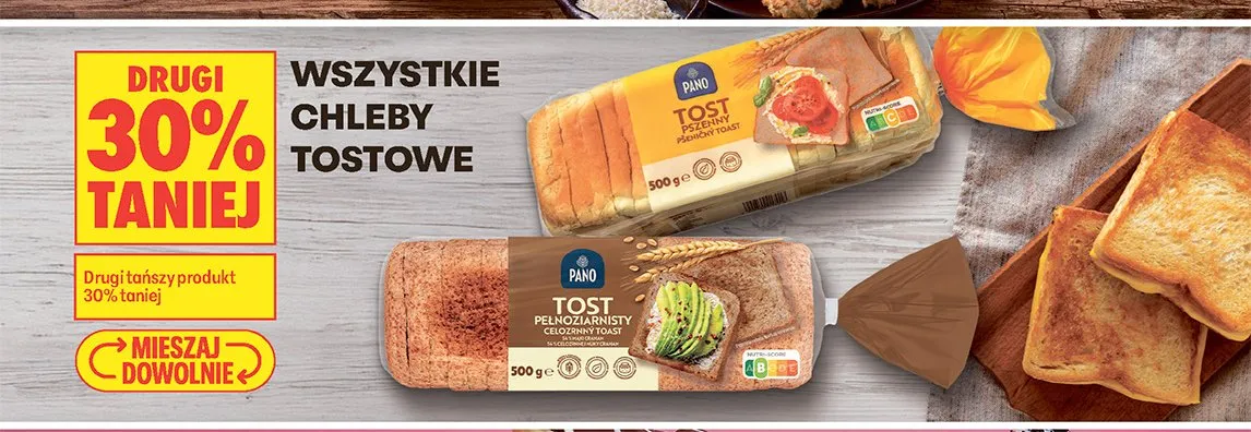 Chleby tostowe promocja w Biedronka
