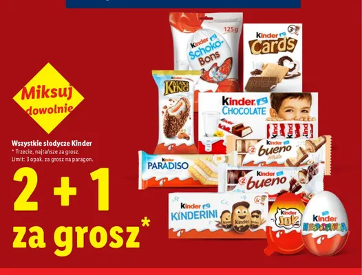 Baton Kinder Maxi King promocja w Lidl