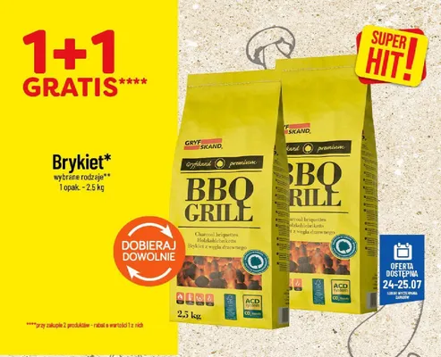 Brykiet do grilla Gryfskand promocja w POLOmarket