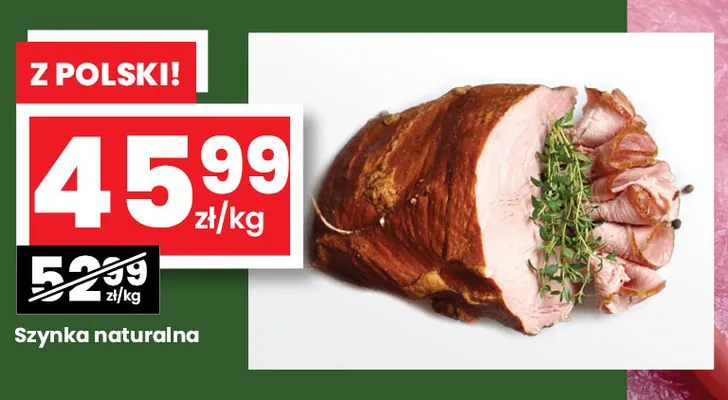 Szynka naturalna promocja w emma MARKET
