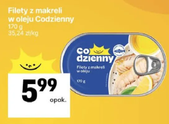 Filety z makreli w oleju promocja w Delikatesy Centrum