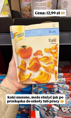 Kaki suszone promocja w Biedronka