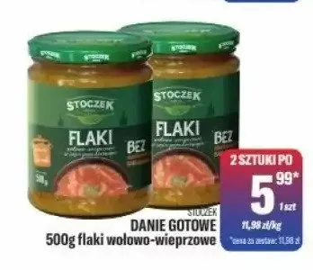 Danie gotowe Stoczek flaki wołowo-wieprzowe promocja w Tomi Markt