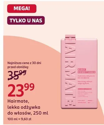 Lekka odżywka do włosów promocja w Rossmann