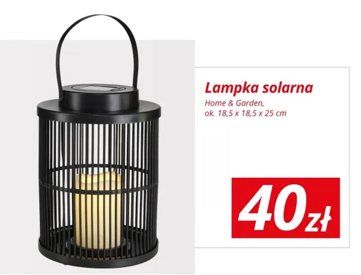 Lampka solarna promocja w KiK