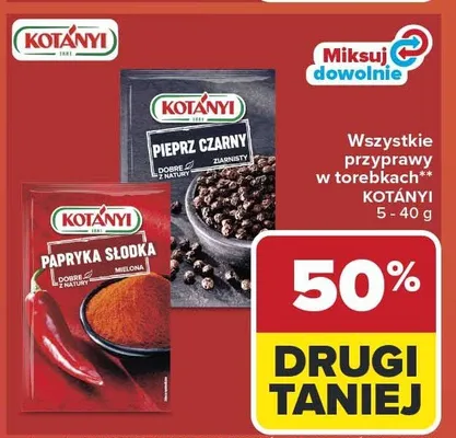 Przyprawa w torebce Kotányi promocja w Carrefour