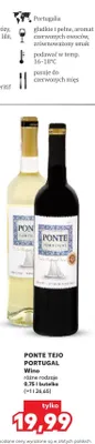 Wino białe wytrawne Ponte Tejo Portugal promocja w Kaufland