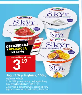 Jogurt Skyr z mango i marakują Piątnica promocja w Twój Market