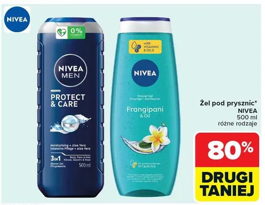 Żel pod prysznic różne rodzaje promocja w Carrefour