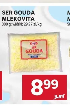 Ser Gouda Mlekovita wiórki promocja w Stokrotka