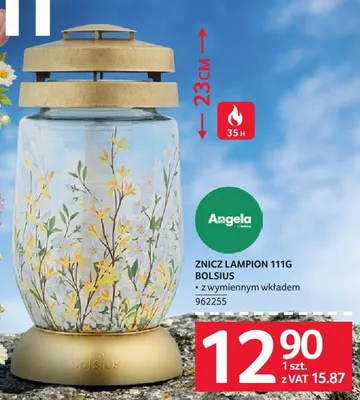 Znicz lampion 111G BOLSIUS z wymiennym wkładem promocja w Selgros