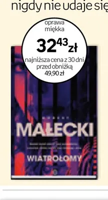 Książka Wiatrołomy Robert Małecki promocja w Empik