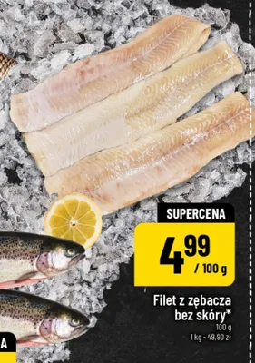 Filet z zębacza bez skóry promocja w POLOmarket