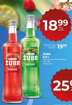 Likier Żubr Poziomkowy promocja w Duży Ben