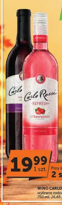 Wino czerwone Carlo Rossi Sweet Red promocja w ABC