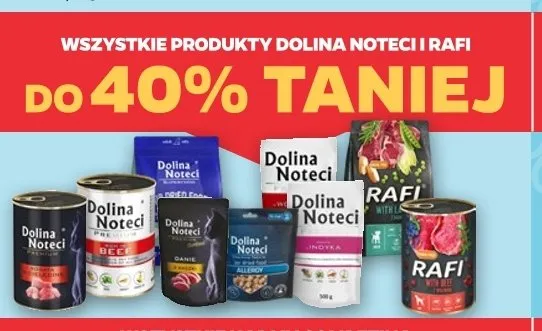Karma dla psów Rafi promocja w Netto