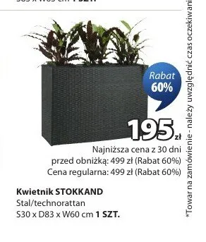 Kwietnik Stokkand promocja w Jysk