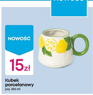 Kubek porcelanowy promocja w Pepco
