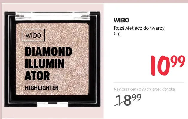 Rozświetlacz do twarzy, 5g promocja w Rossmann