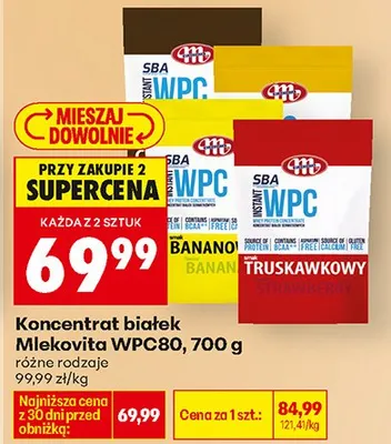 Koncentrat białek WPC80 promocja w Biedronka