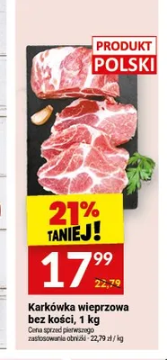 Karkówka wieprzowa bez kości promocja w Twój Market