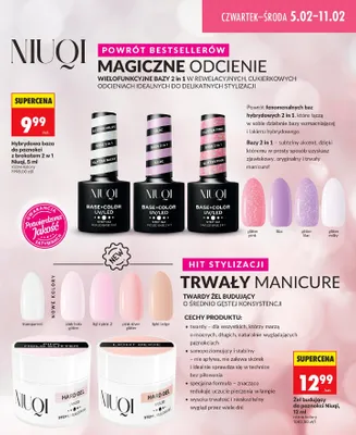 Żel budujący do paznokci promocja w Biedronka