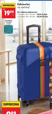 Pokrowiec na walizkę Smukee 59x91 cm promocja w Biedronka