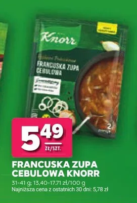Francuska zupa cebulowa Knorr promocja w Stokrotka