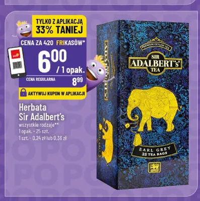 Herbata Sir Adalbert's promocja w POLOmarket