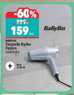 Suszarka do włosów BaByliss Hydro Fusion promocja w Biedronka Home