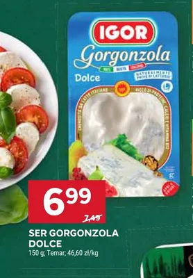 Ser Gorgonzola Dolce Igor promocja w Stokrotka