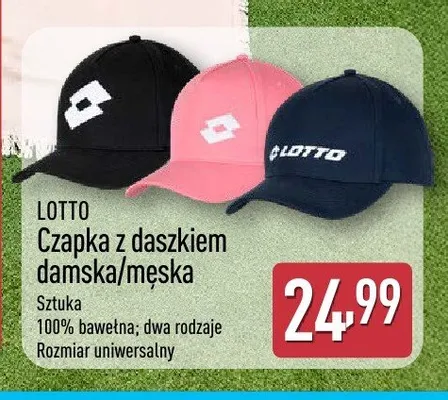 Czapka z daszkiem damska Lotto promocja w Aldi
