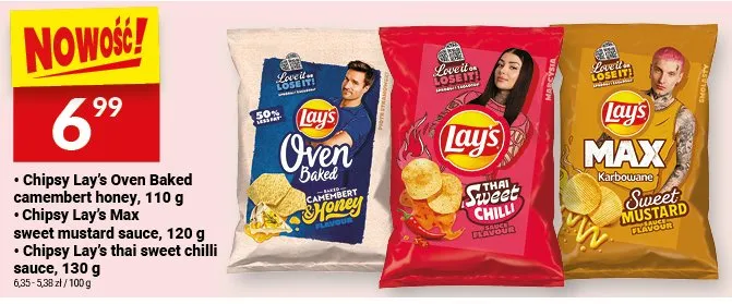 Chipsy Lay's thai sweet chilli sauce promocja w Twój Market