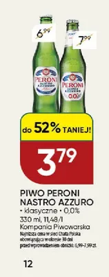 Piwo Peroni Nastro Azzurro klasyczne promocja w Chata Polska