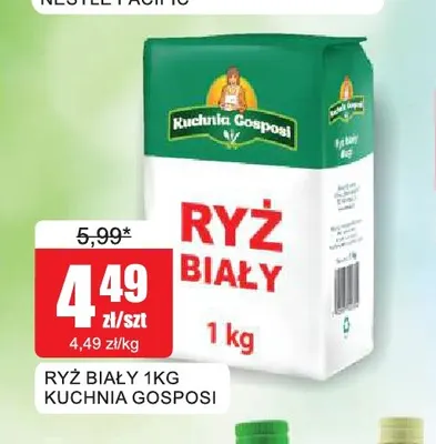 Ryż biały Kuchnia Gosposi promocja w Bingo