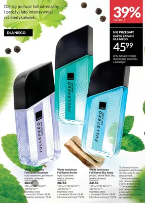 Zapach dla niego promocja w AVON