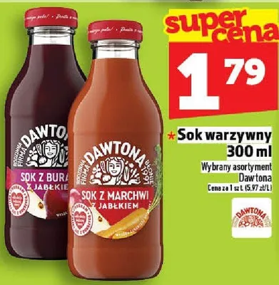 Sok warzywny Dawtona promocja w TOPAZ