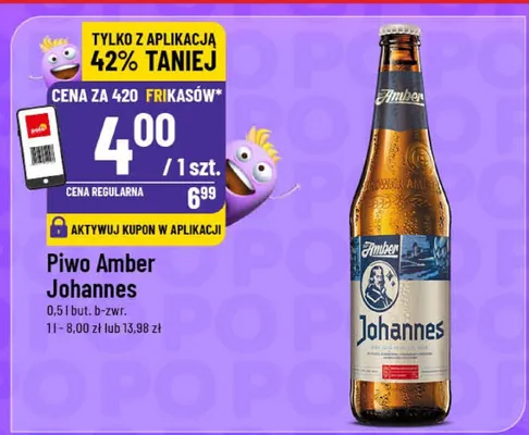 Piwo Amber Johannes promocja w POLOmarket