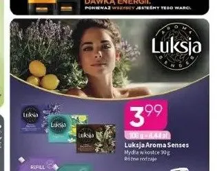 Mydło w kostce Luksja Aroma Senses promocja w Drogerie Koliber