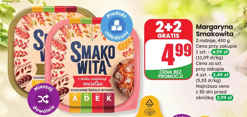 Margaryna Smakowita promocja w Dino