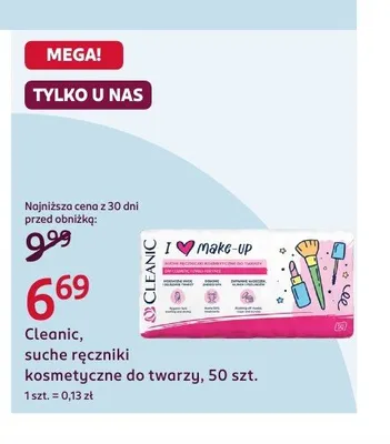 Suche ręczniki kosmetyczne do twarzy promocja w Rossmann