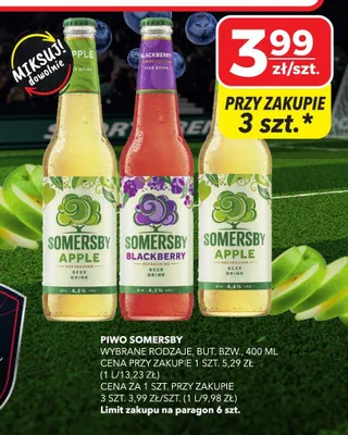 Piwo Somersby promocja w Top Market