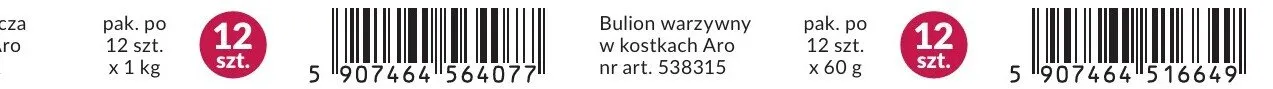 Bulion warzywny w kostkach Aro promocja w Makro