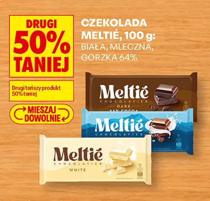 Czekolada Meltié mleczna promocja w Biedronka