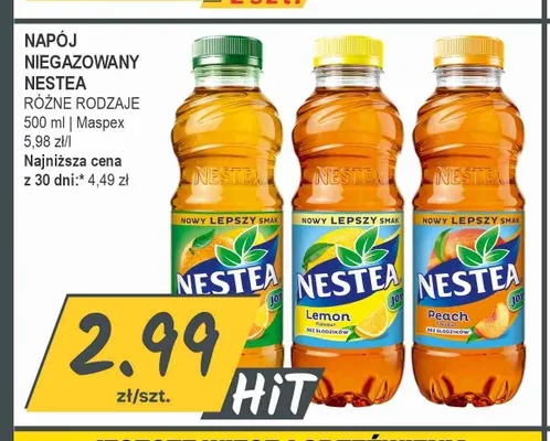 Napój niegazowany Nestea Green Tea Maspex promocja w Słoneczko