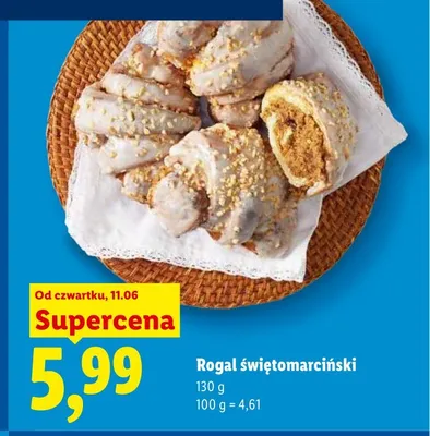 Rogal świętomarciński promocja w Lidl
